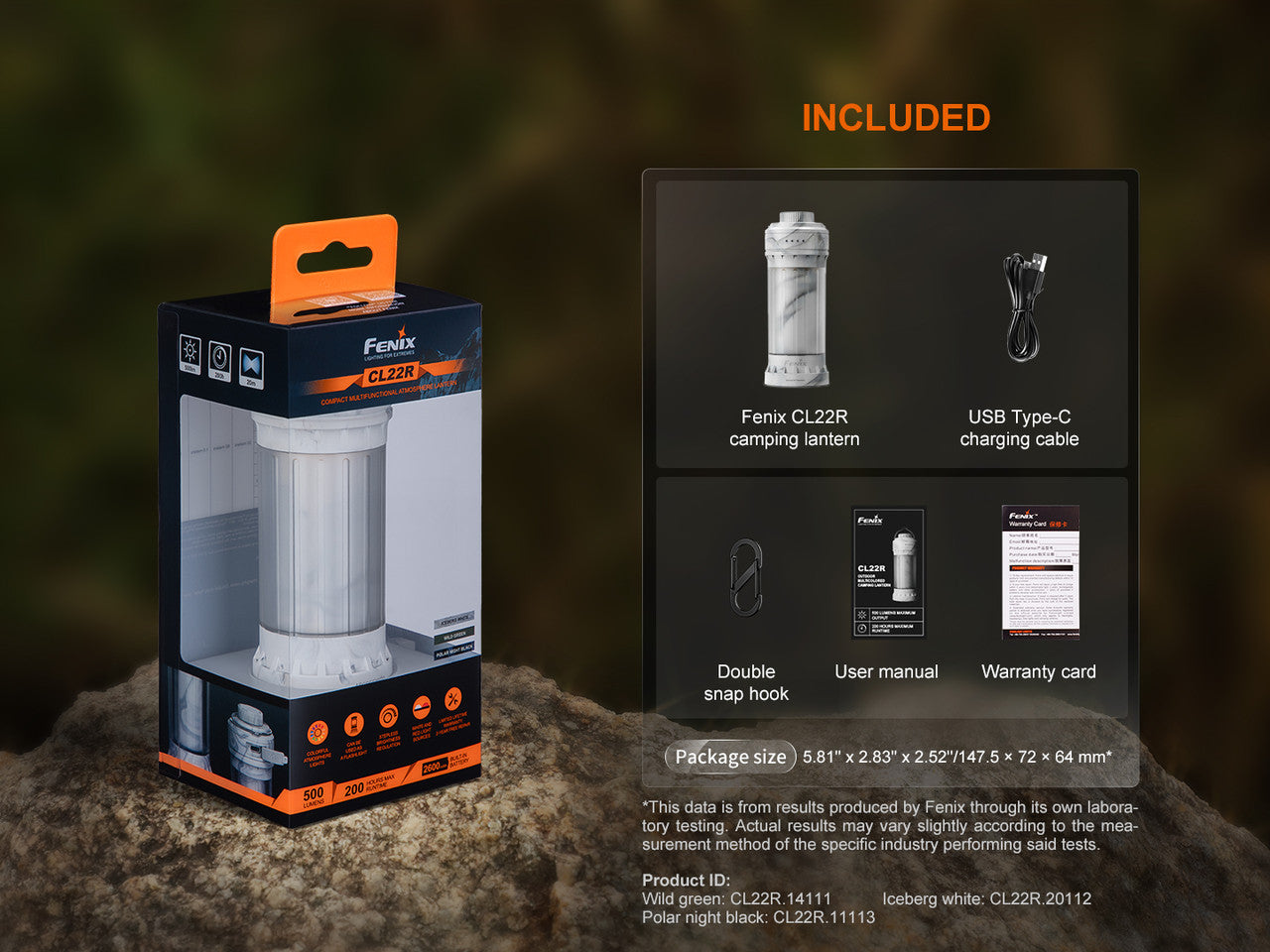 Fenix CL22R (500 lumens)