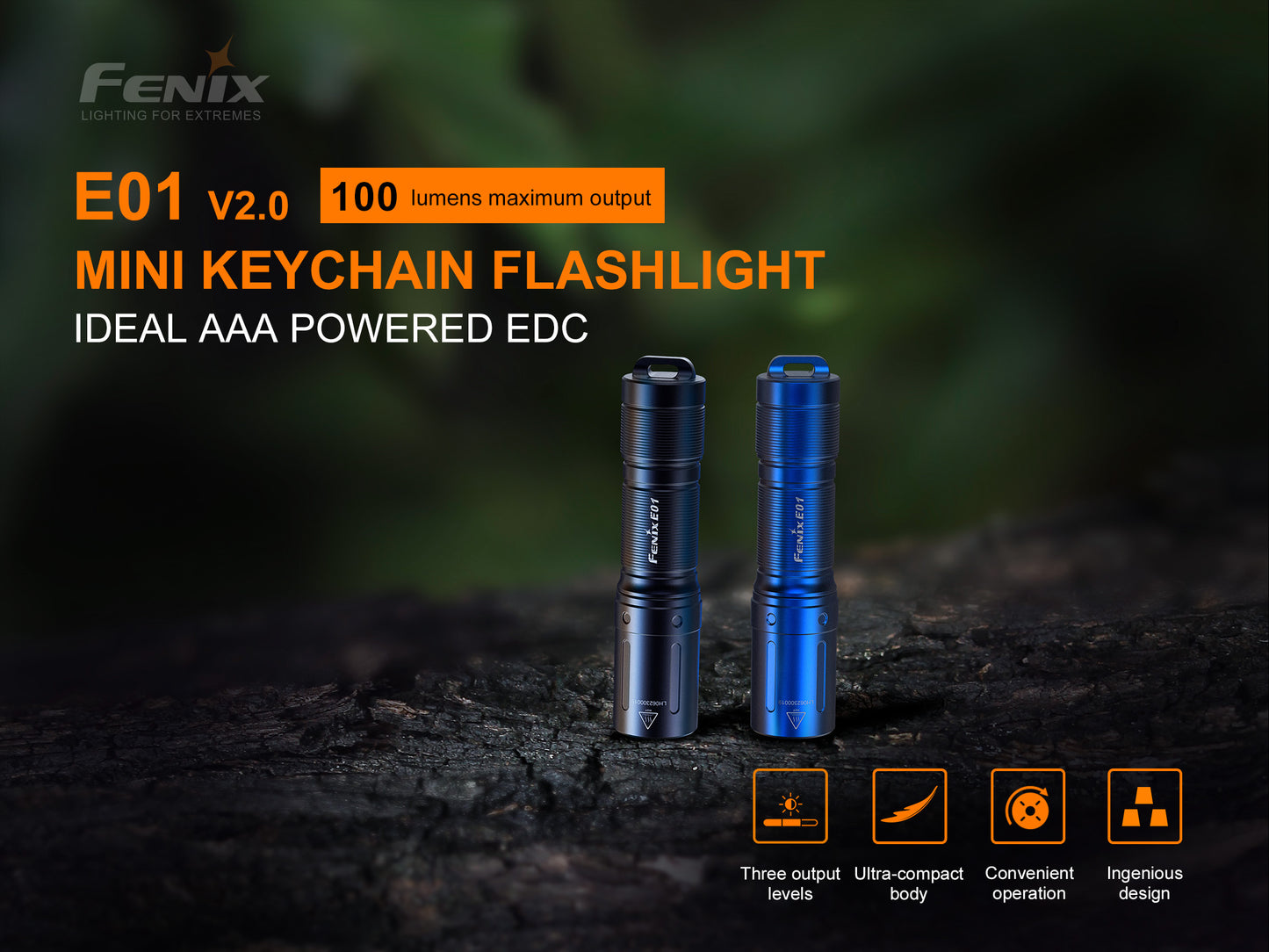 Fenix E01 V2.0 (100 lumens)