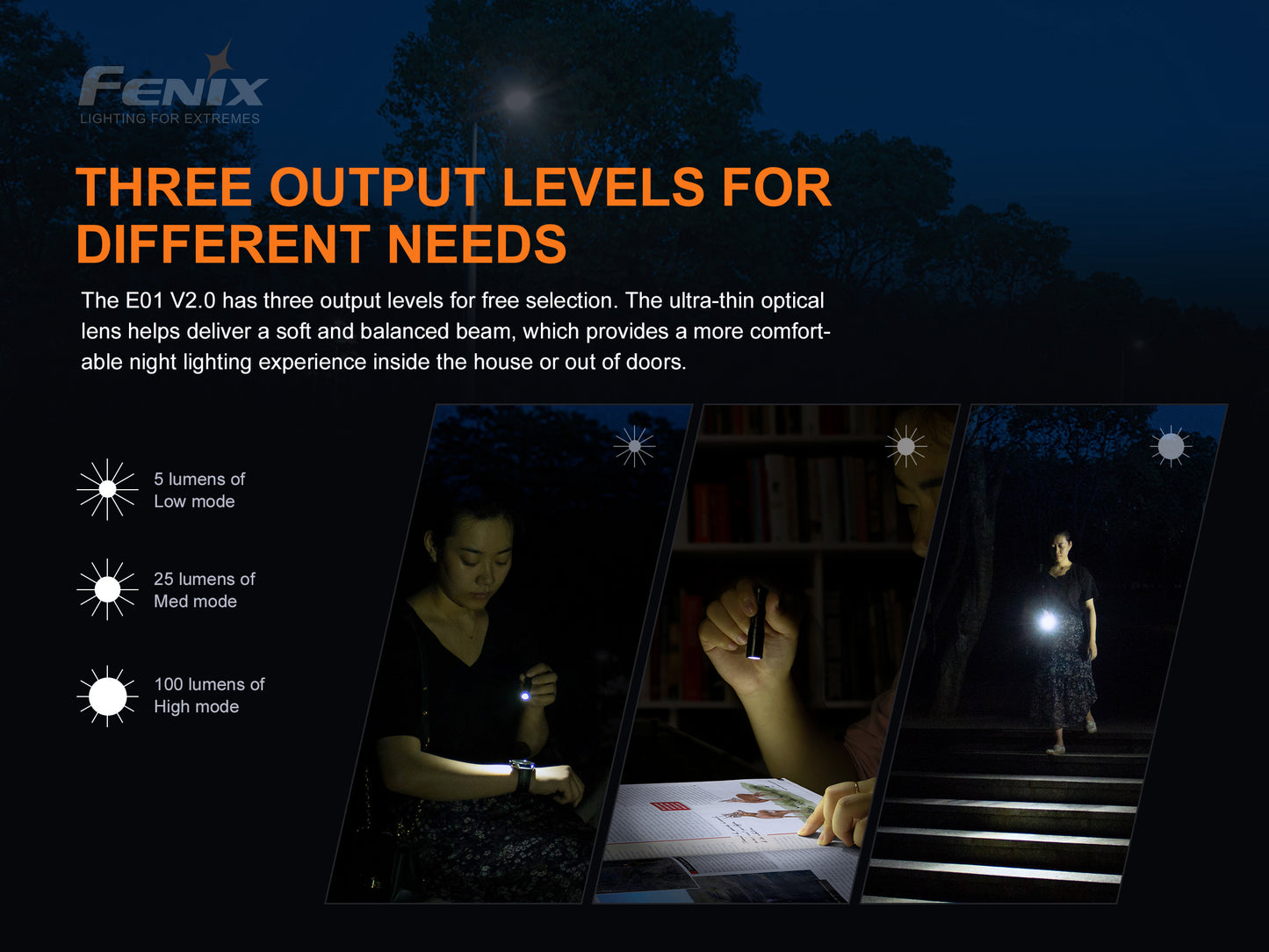 Fenix E01 V2.0 (100 lumens)