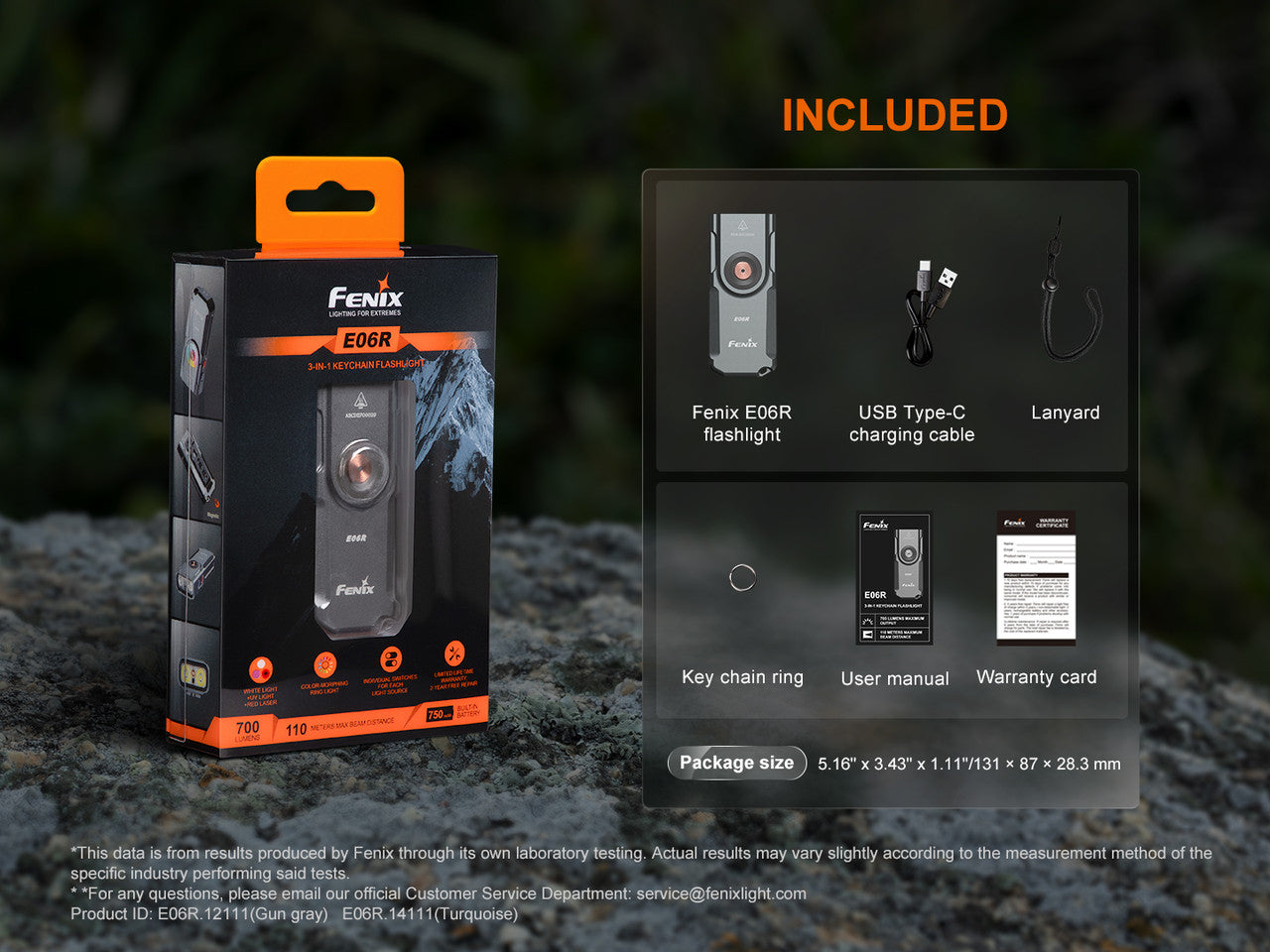 Fenix E06R (700 lumens)