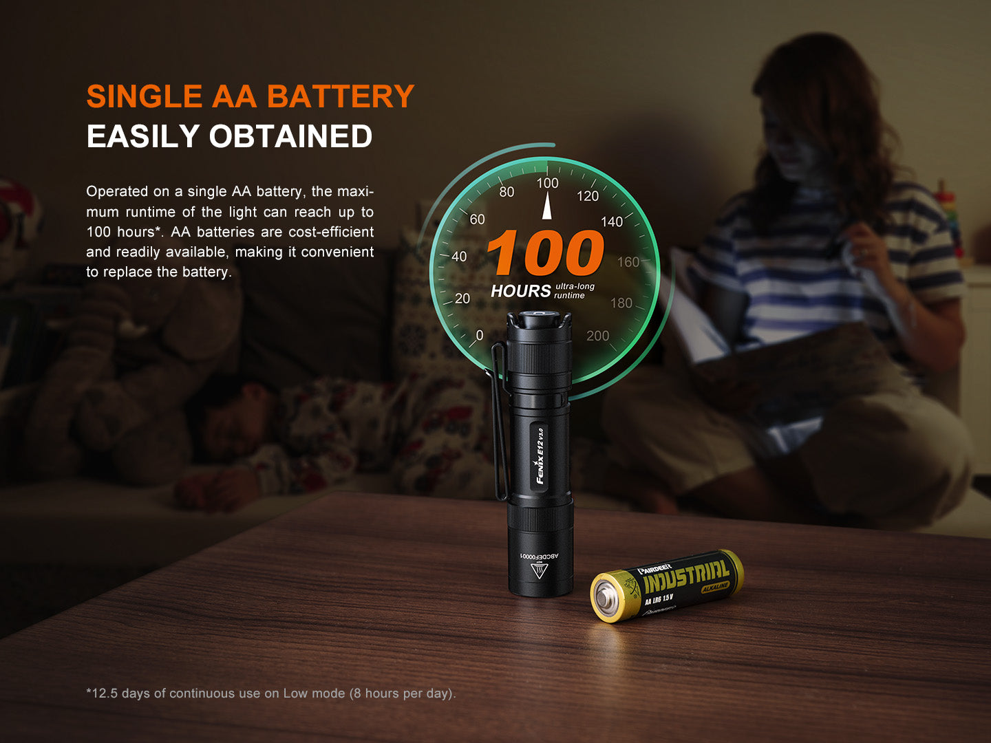 Fenix E12 V3 (200 lumens)