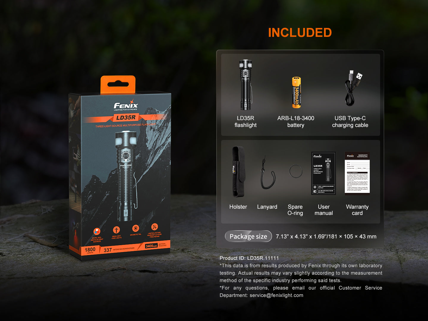 Fenix LD35R (1800 lumens)
