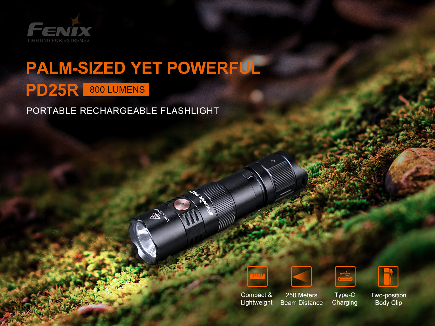 Fenix PD25R (800 lumens)