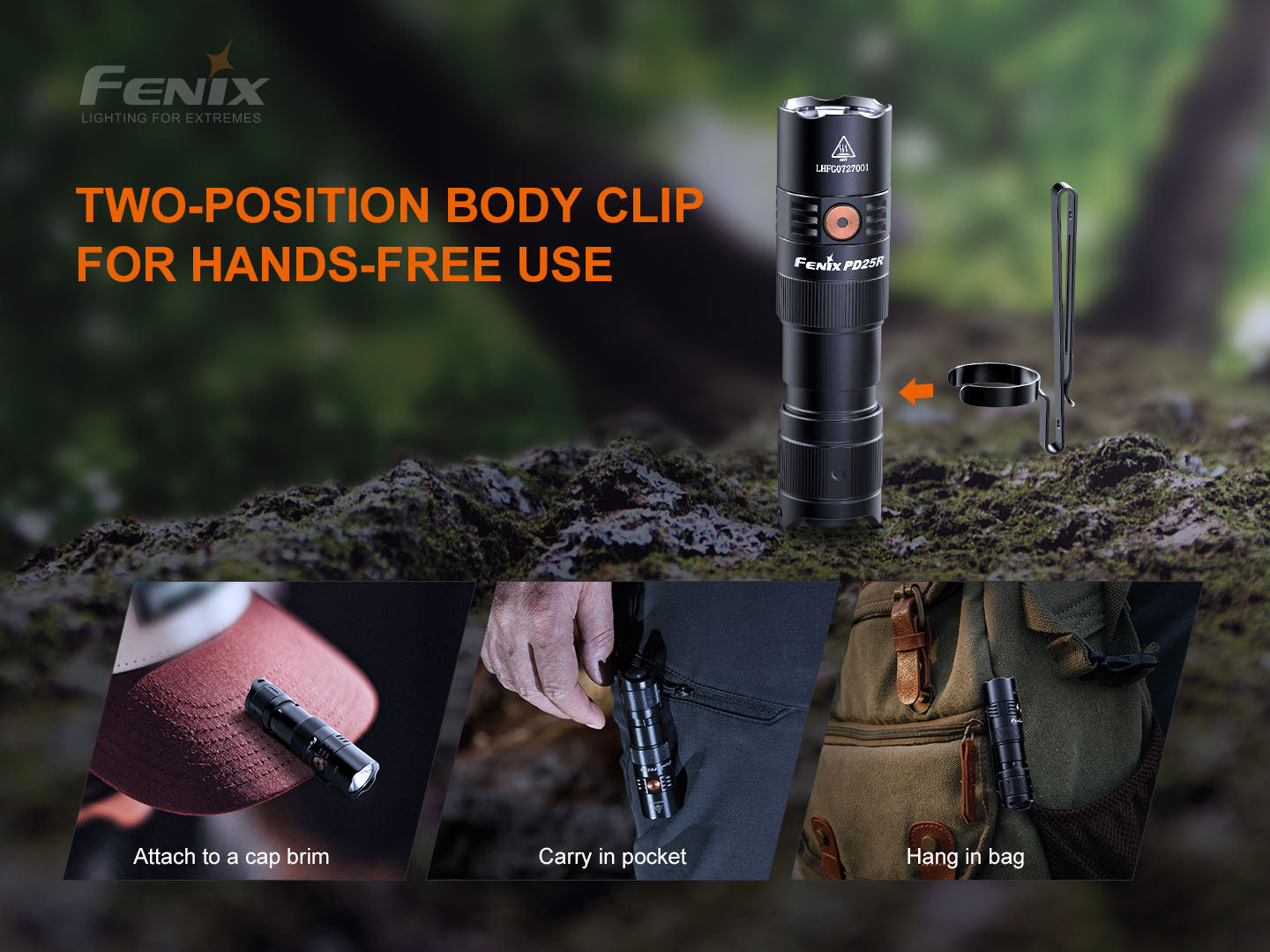 Fenix PD25R (800 lumens)