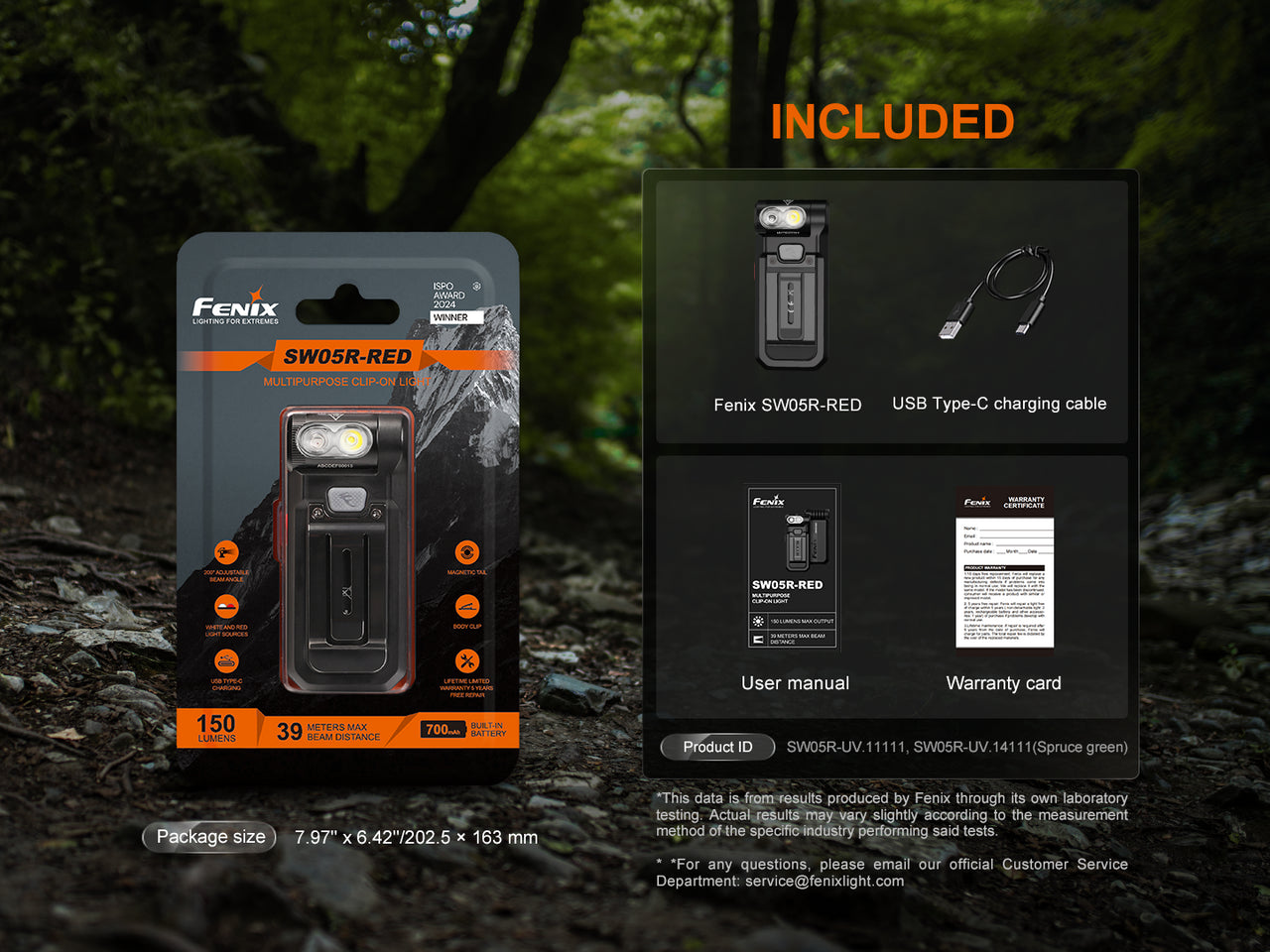 Fenix SWO5R-Red (150 lumens)